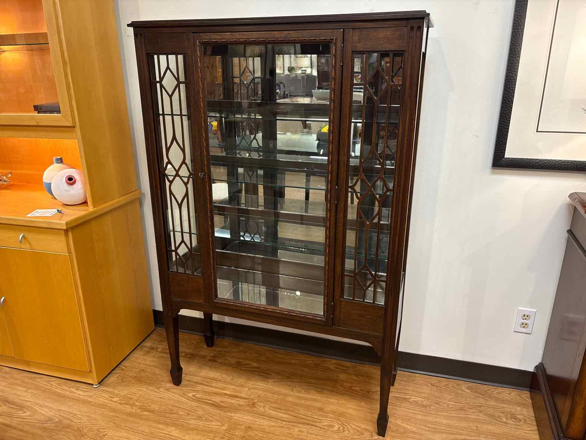 Mahogany and Glass Display Cabinet