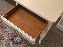 One Drawer Nightstand in Cream Finish