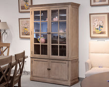Pottery Barn "Livingstone"  Rustic China Cabinet & Hutch