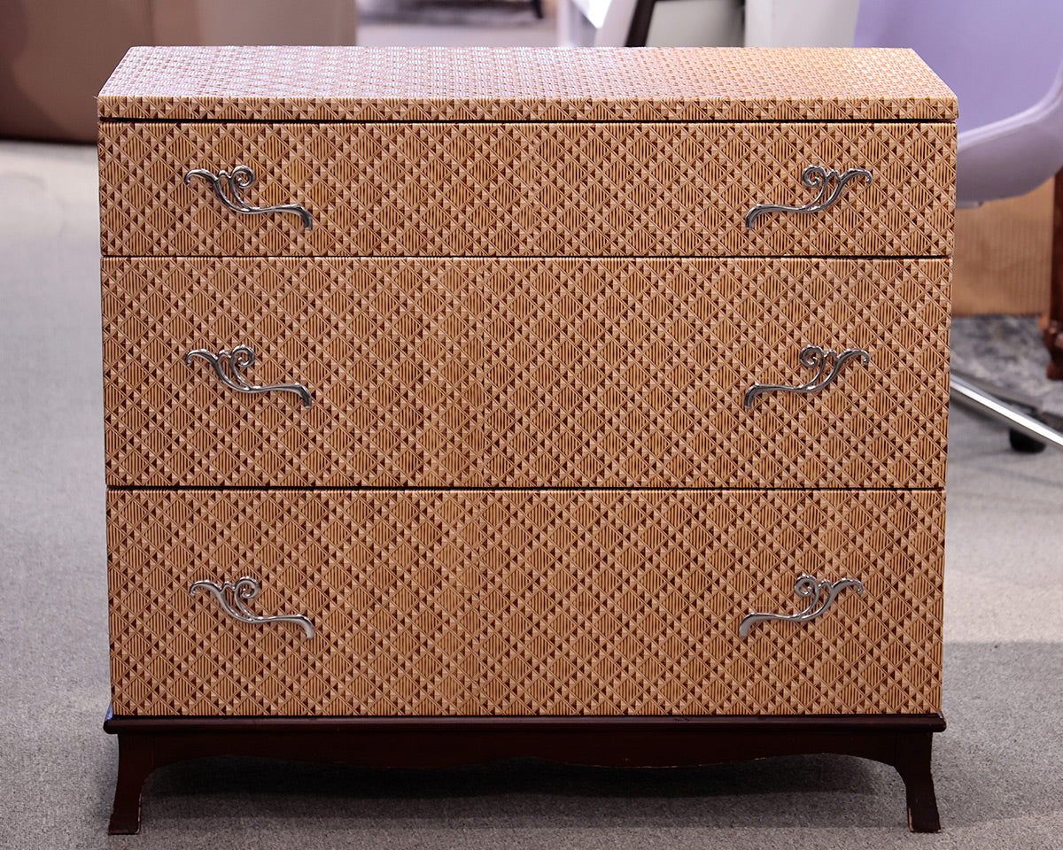 3-Drawer Wrapped Accent Chest