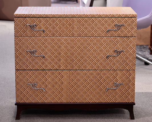 3-Drawer Wrapped Accent Chest