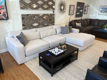 Crate & Barrel 'Lounge' White Sofa w/ Chaise
