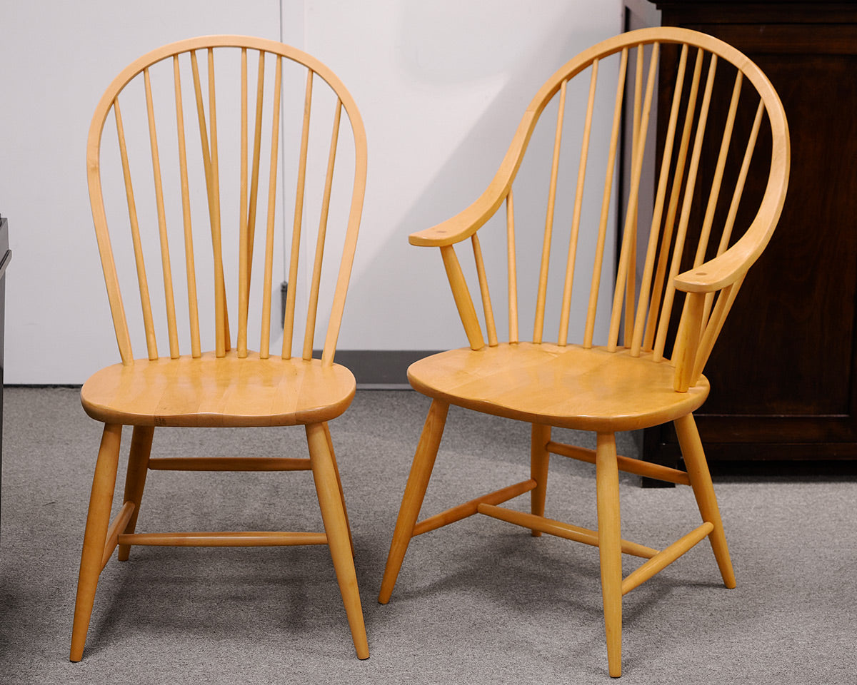 Pompanoosuc Mills Live Edge Table and Chair Set