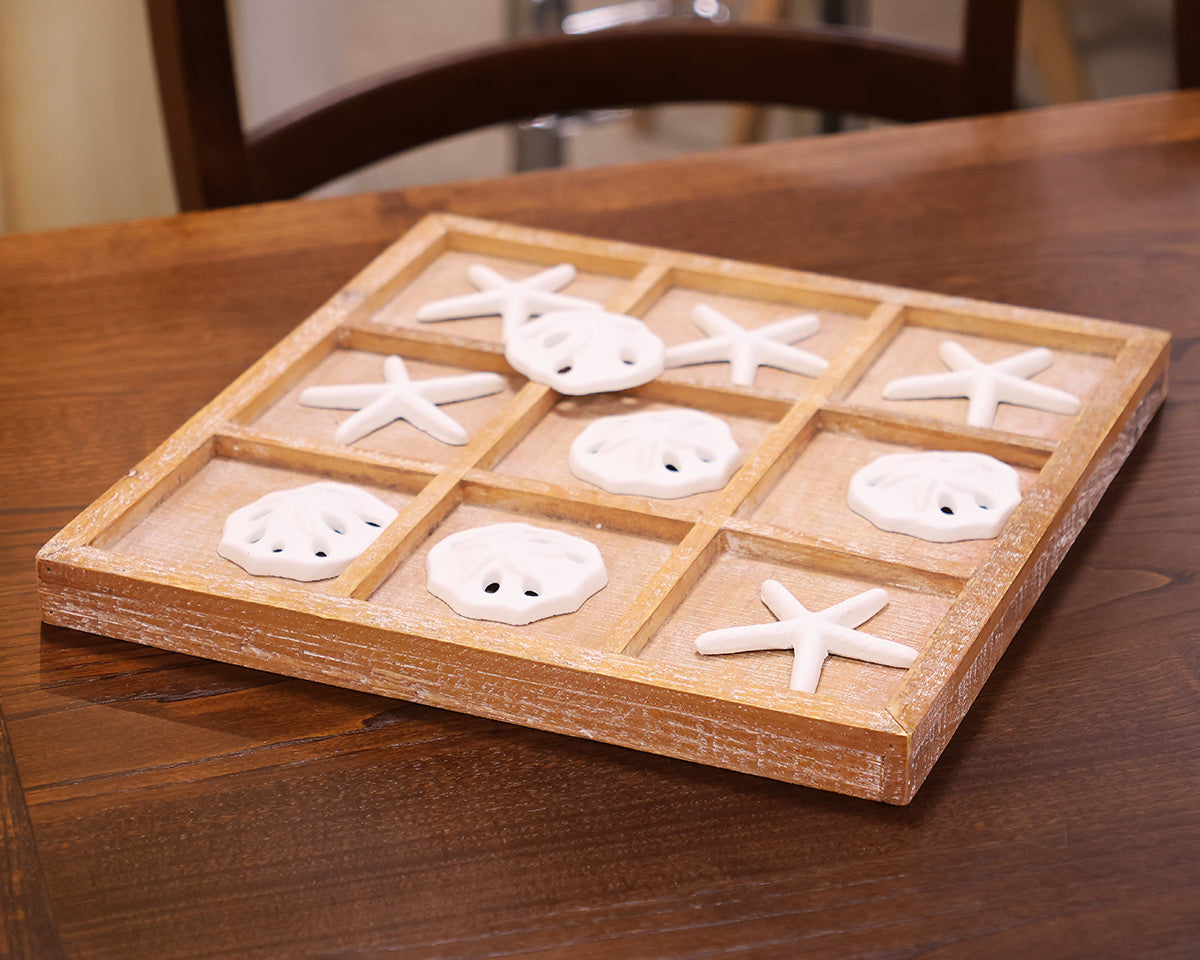 Seaside Tic-Tac-Toe Set