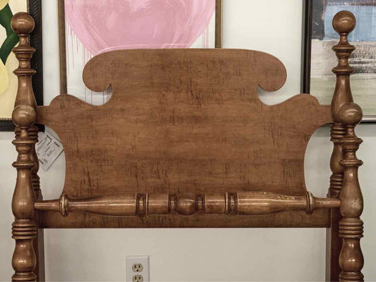 Pair of Maple Cannonball Twin Beds