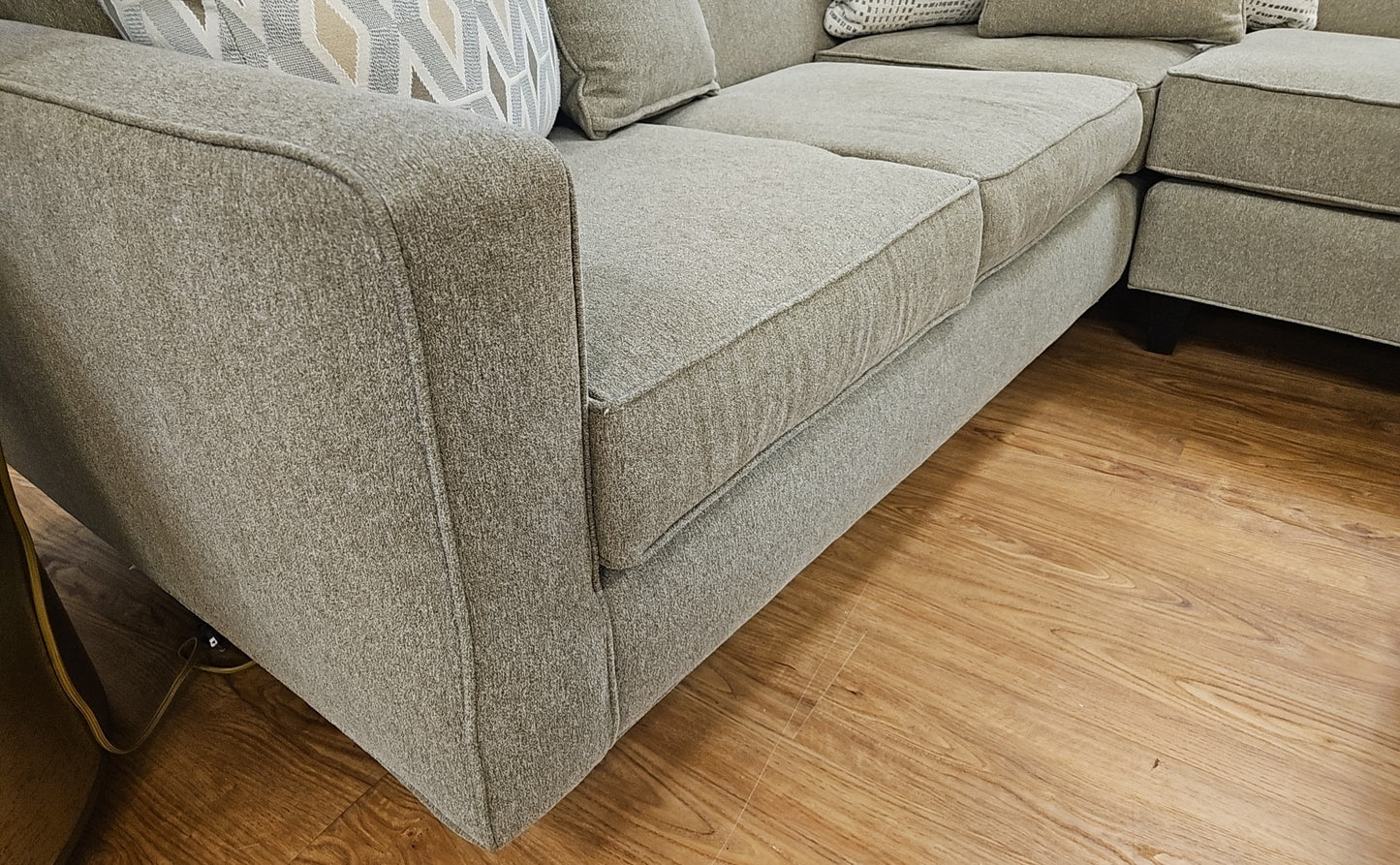 Rowe Sectional in Sandy Grey