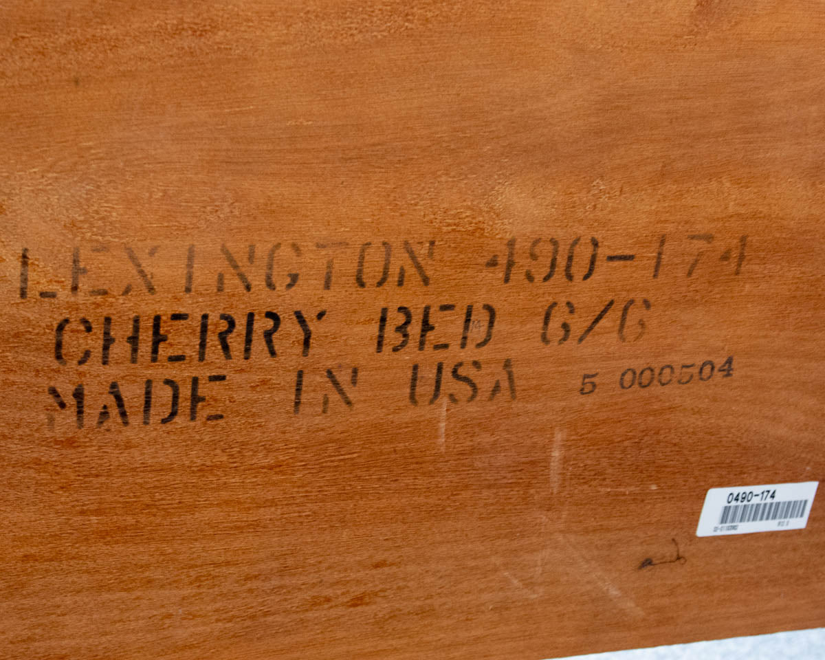 Lexington Carved Four Poster King Bed in Cherry