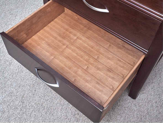 Stickley Cherry 2 Drawer Nightstand in Oxford Finish