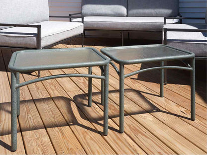Pair of Brown Jordan  Outdoor Accent Tables