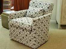 Robert Allen Swivel Club Chair in Grey