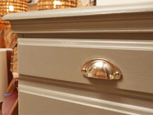 'Beach Pebble Gray' Finish 7 Drawer With Chrome Pulls Chest