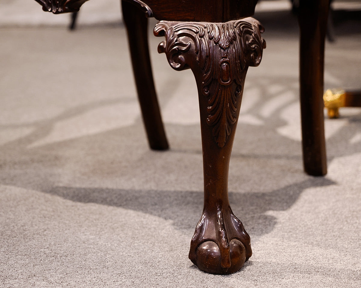 Set of 8 Stickley Mahogany Chippendale Style Dining Chairs
