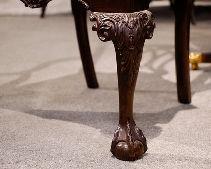 Set of 8 Stickley Mahogany Chippendale Style Dining Chairs