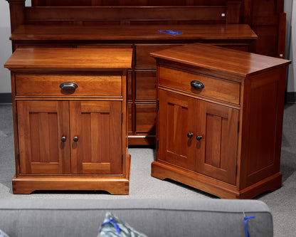 Pair of Michaels Furniture for RH Cherry Nightstands