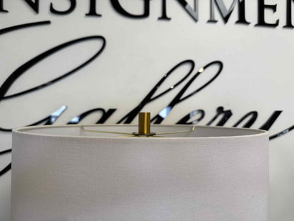 'Gourd' Table Lamp in Moss Green