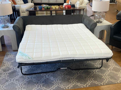 Boston Interiors Charcoal Sleeper Sofa