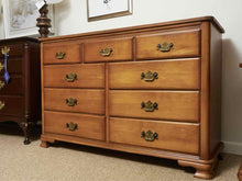 Solid Birch 9 Drawer Dresser