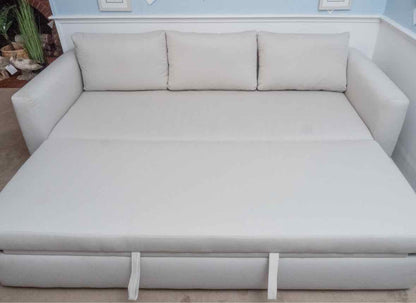 Room & Board ' Oxford'  'Olmstead Flax' 2 Cushion Pop Up Platform Queen Sleeper