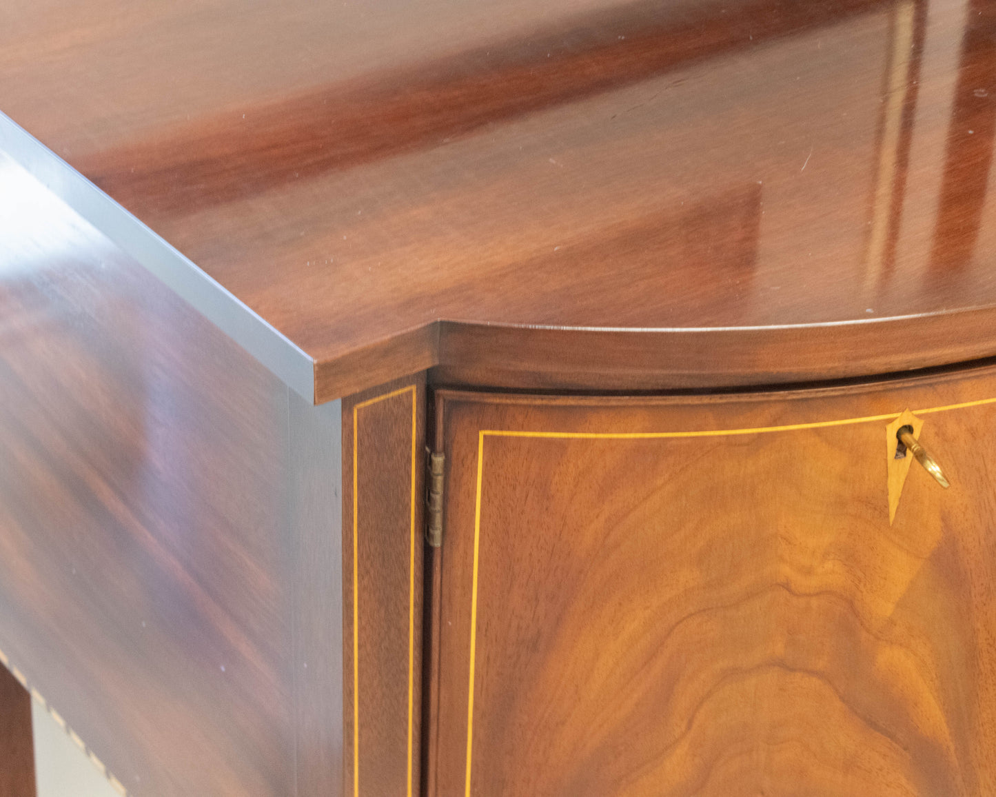 Henkel Harris Inlaid Mahogany Server