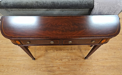 Inlaid Mahogany Console