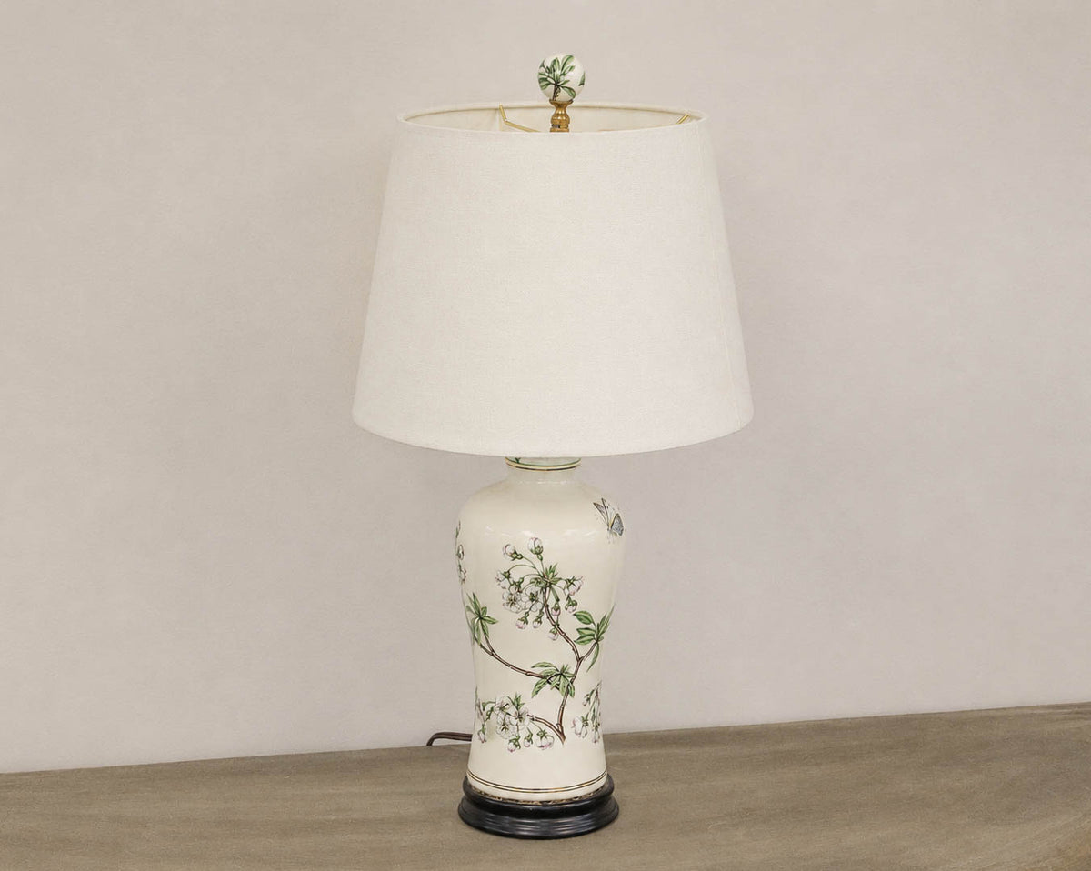 Cherry Blossum Porcelain Table Lamp