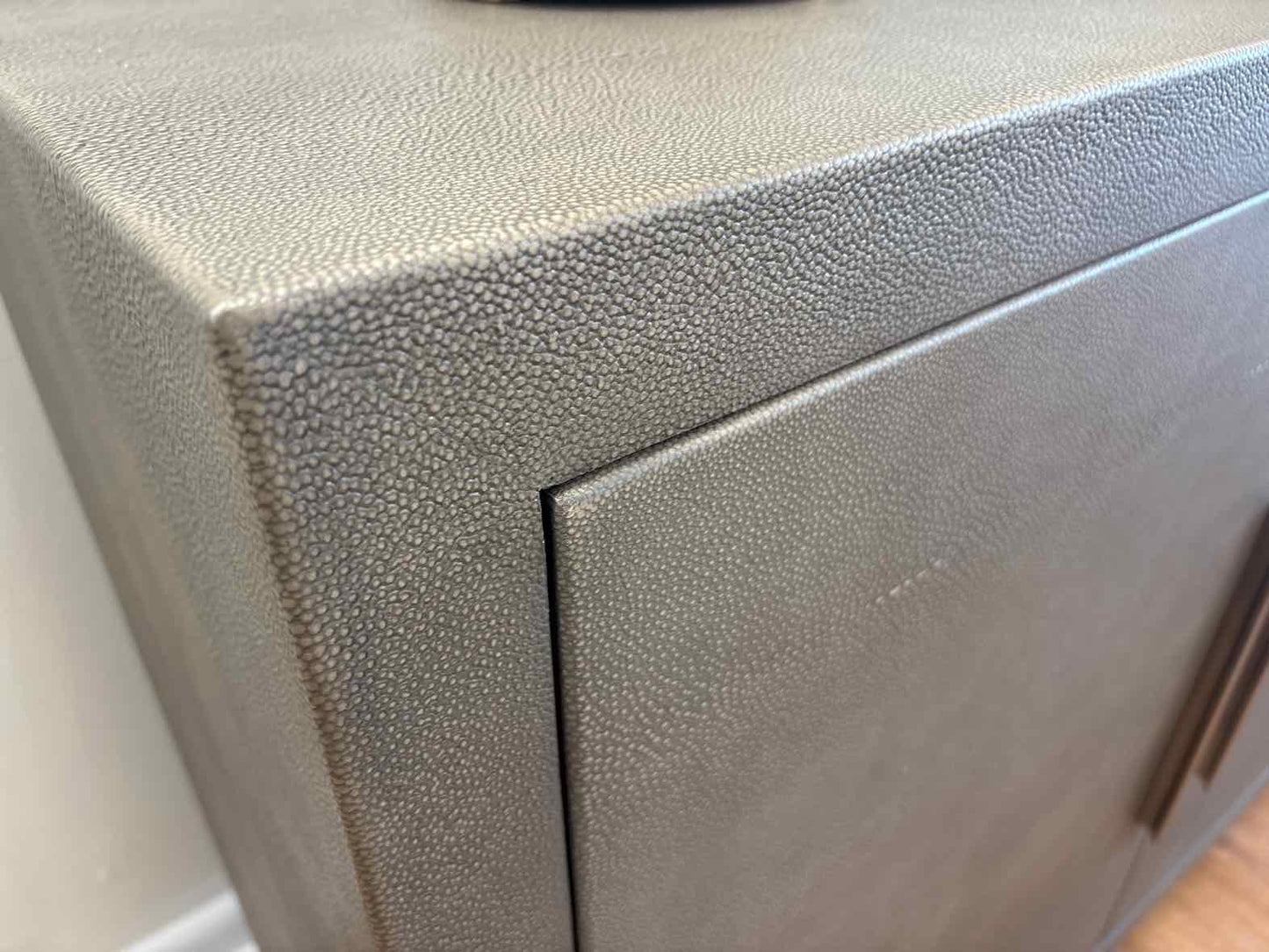 RH 'Graydon' Shagreen Sideboard in Fog