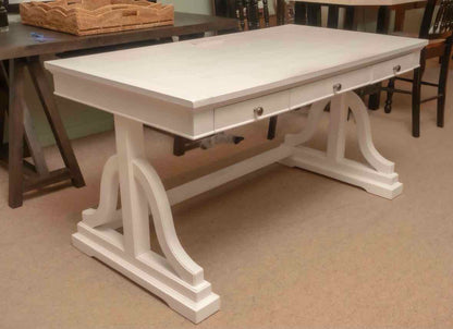 Magnussen  Home "Heron Cove' Ivory 3 Drawer Writing Desk