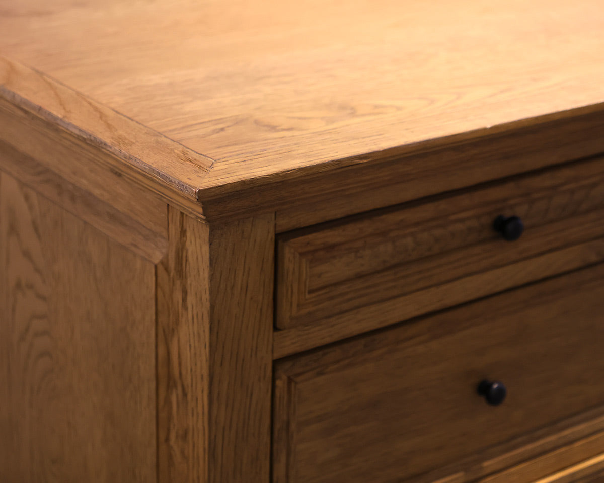 RH 'French Panel' Executive Desk
