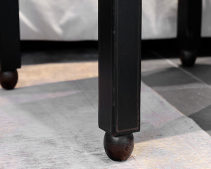 Pair of Woodbridge Furniture Dark Espresso Square Side Tables