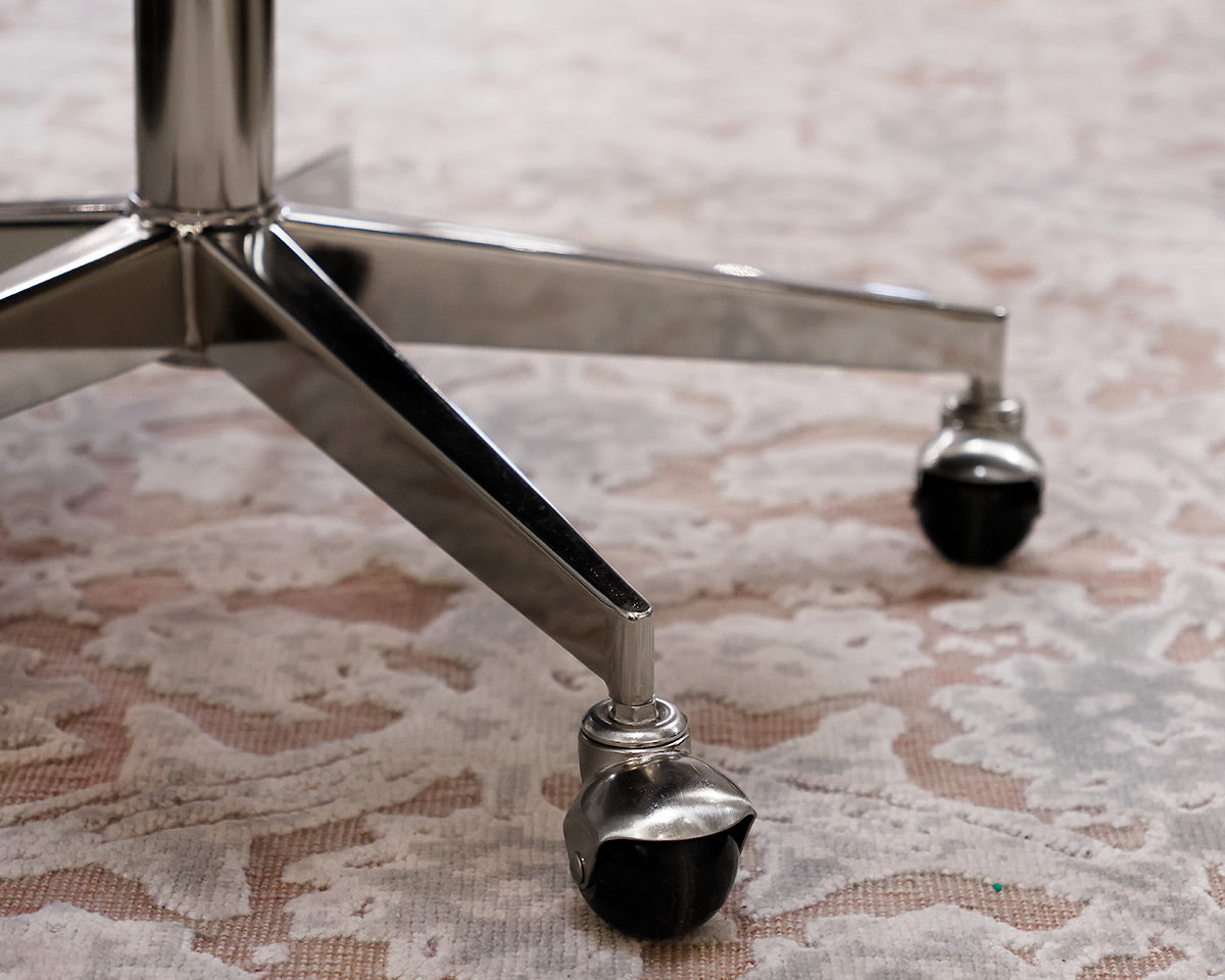 Black Boucle Desk Chair