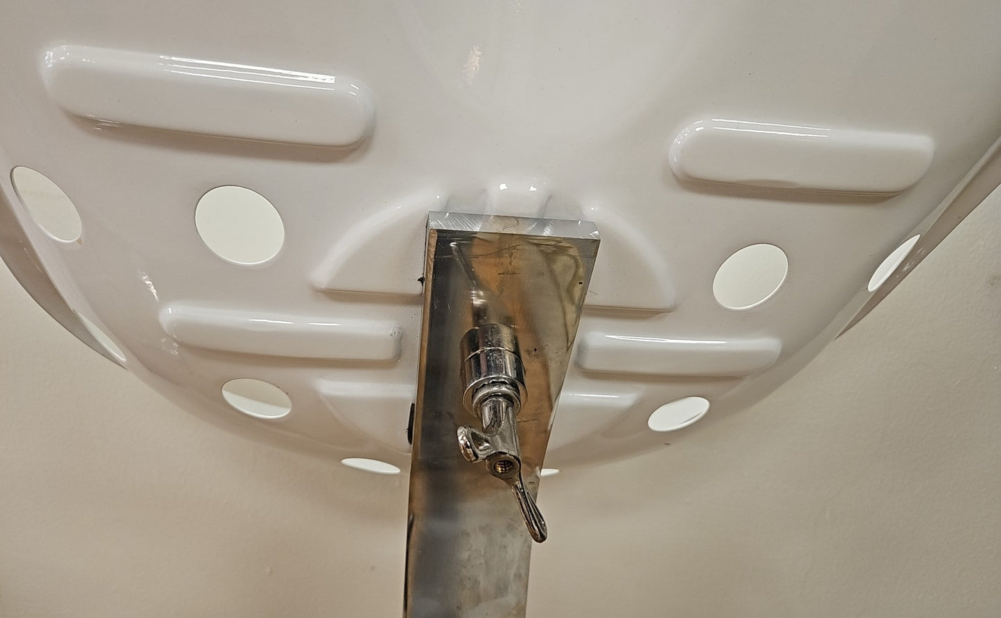 Zanotta 'Mezzadro' Pair of Stools in White