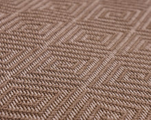 8 x 10 Area Rug in Taupe & Brown Geometric Pattern