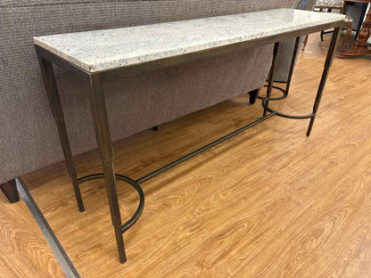 Contemporary Granite Top Console