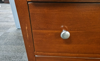 Stanley Cherry 2-Drawer Armoire w/ Mirrored Front