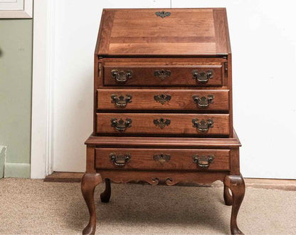 Maddox Cherry Drop Front Secretary Writing Desk