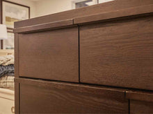 West Elm Dark Stain 6 Drawer Chests