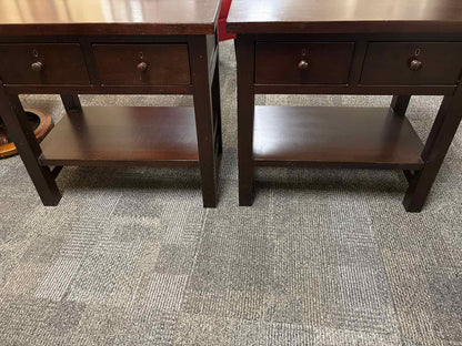 Pair of Pottery Barn 'Farmhouse' Nightstands