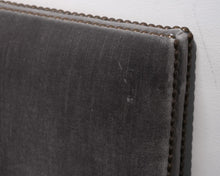 Queen Gray Upholstered Bed Frame