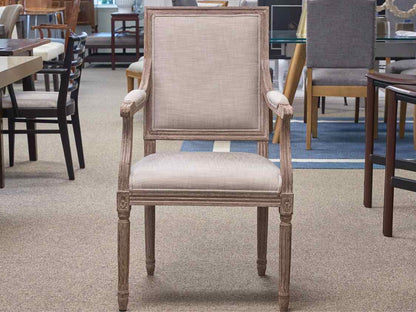 Set of 10 Restoration Hardware Vintage French Square Back Dining Chairs