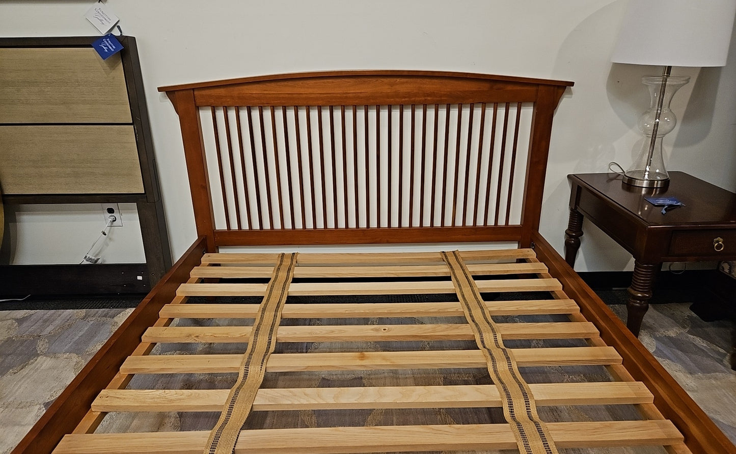 Cherry Mission Style Queen Bed