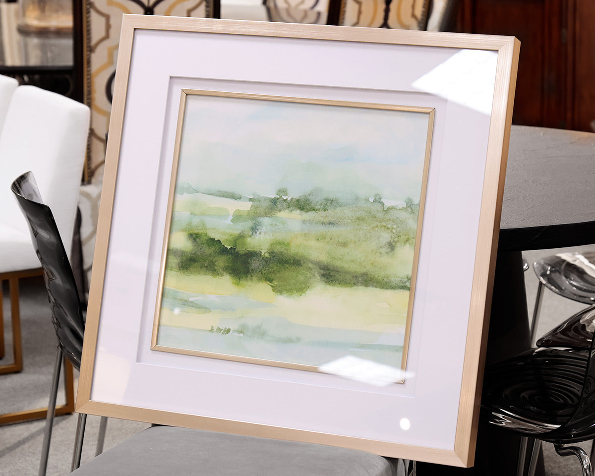 Soft Sage Framed Print I