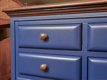 Treasure House Link Taylor Cherry Top  Finish 'Encore Blue' 7 Over 3  Chest