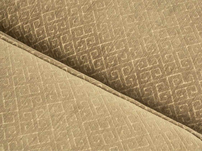Ethan Allen Contemporary Rounded Back Sofa in Gray