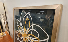'Green & Gold Arrangment II' Floral Shadowbox