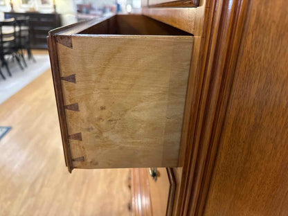 Maple Highboy Chest with 12 Drawers