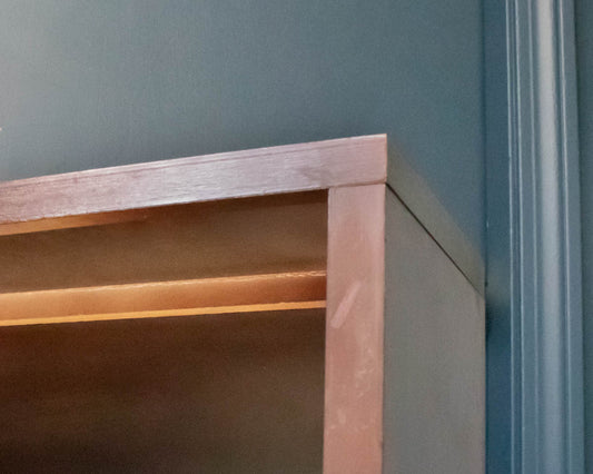 MCM Mahogany Finish 2 Shelf Bookcase