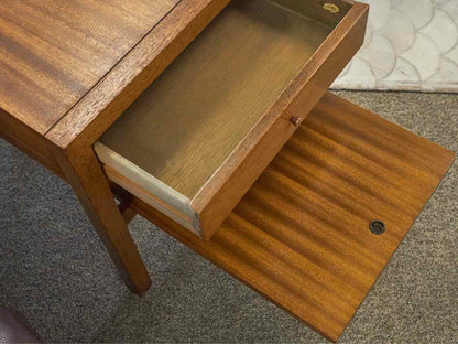 Brown Saltman Mid Century Modern Bleached Mahogany Side Table