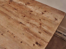 English Pine Dining Table with Cabriole Legs