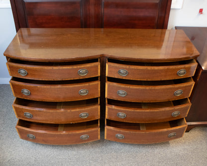 Johnson Furniture Double Bowfront Dresser