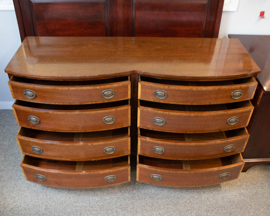 Johnson Furniture Double Bowfront Dresser
